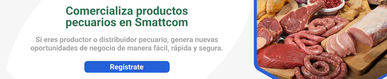 Comercializa productos pecuarios en Smattcom