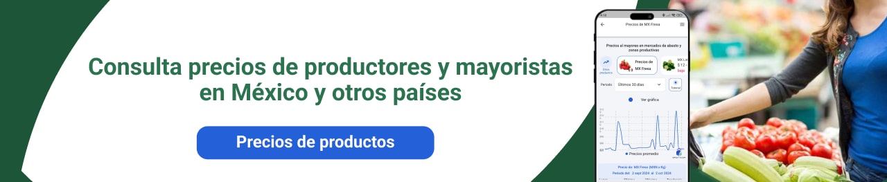 Consulta precios de productores y mayoritas en México y otros países