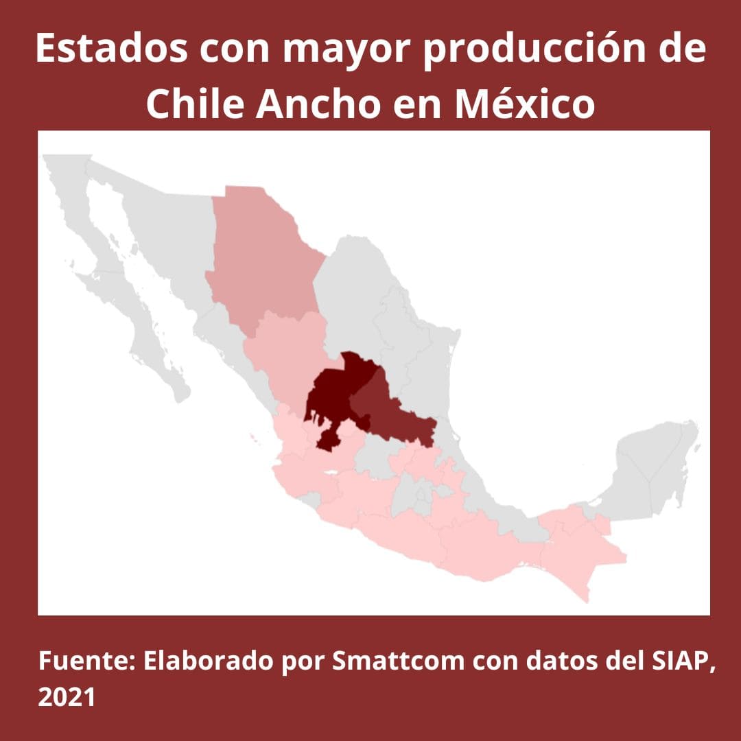 Consulta precios de Chile Ancho y comercialízalo en Smattcom
