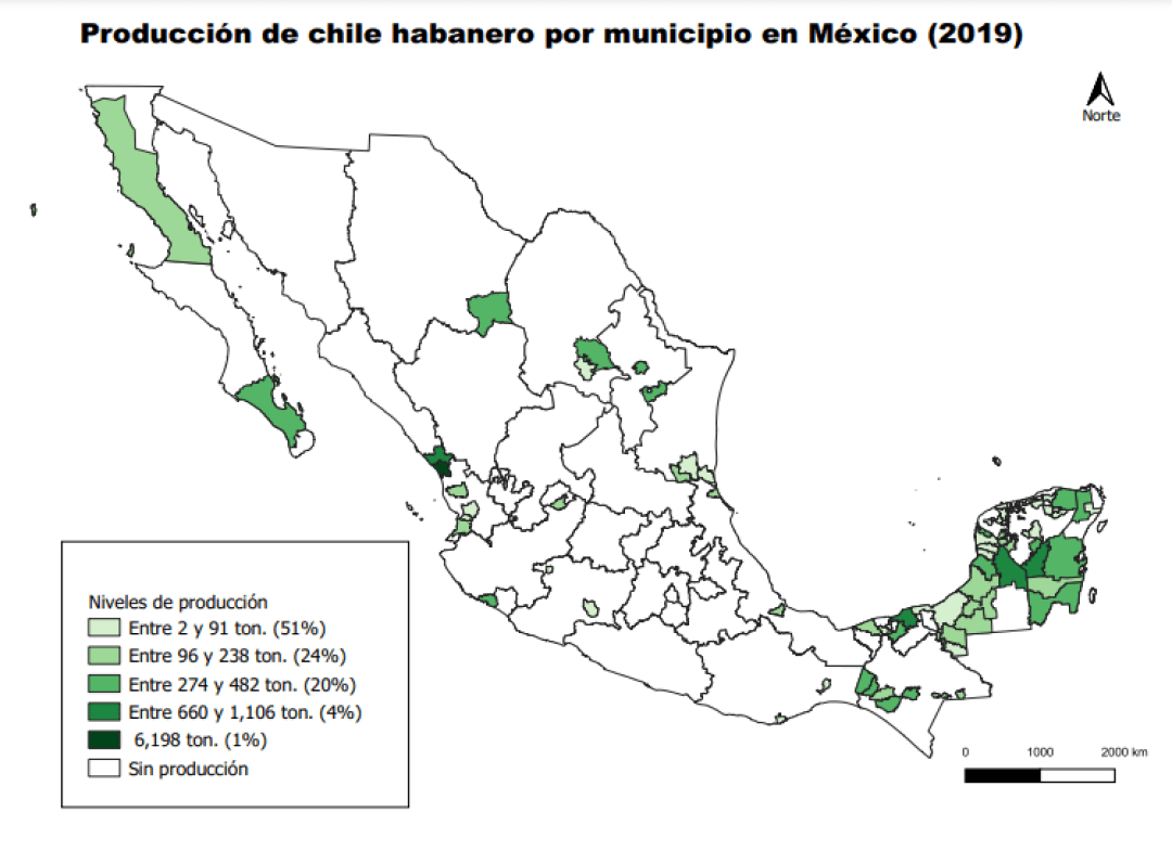 Consulta precios de Chile Habanero Verde y comercialízalo en Smattcom