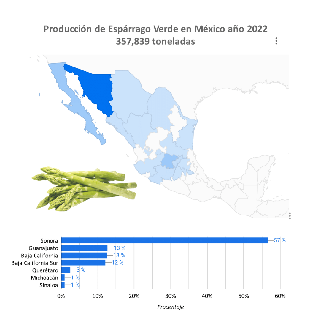 Producción Espárrago