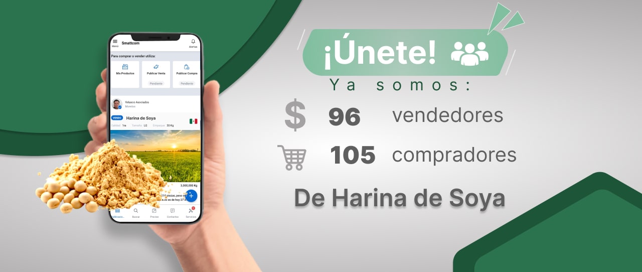 Consulta precios de Harina de Soya y comercialízala en Smattcom