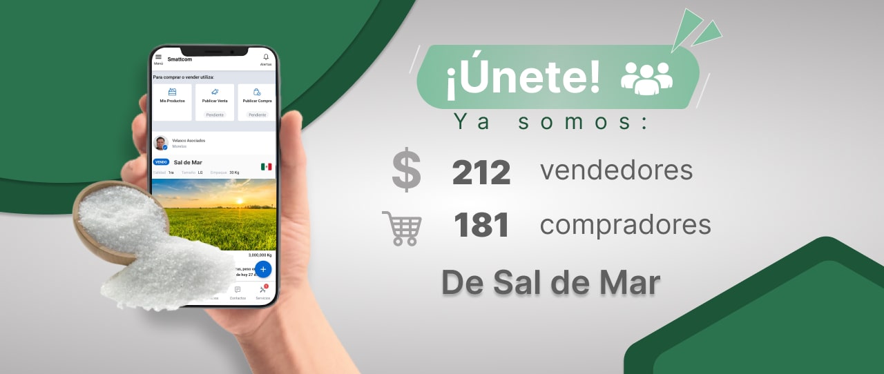 Consulta precios de Sal de Mar y comercialízala en Smattcom